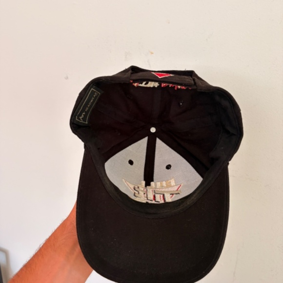 vintage FULL TILT POKER .NET Baseball hat cap black embroided - Picture 6 of 6